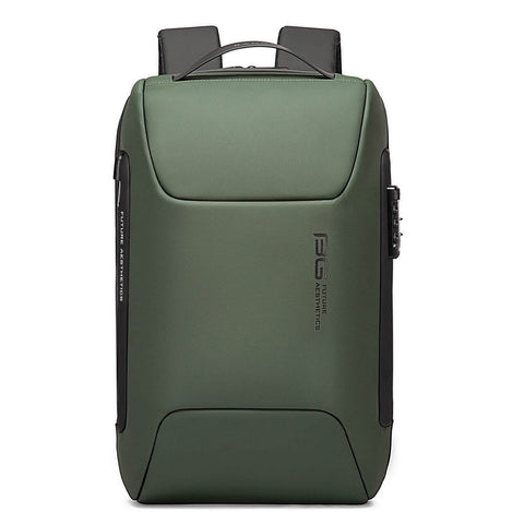 16 Zoll Laptoprucksack von Bange. Extrem robust und wasserabweisend. SIcher: mit Zahlenschloss.