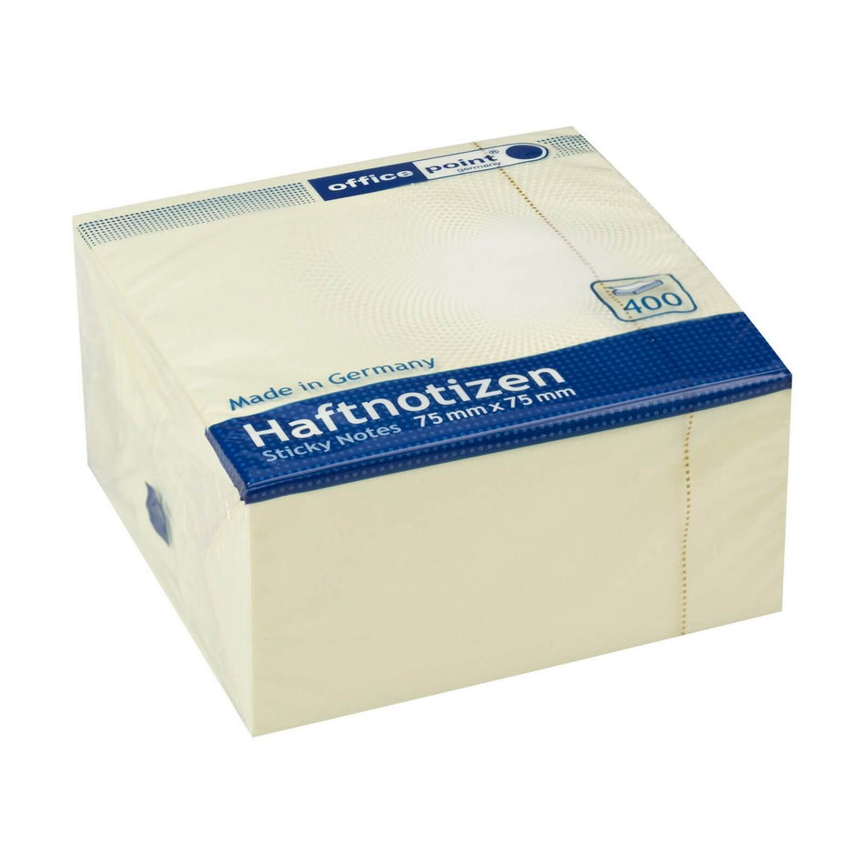 Haftnotizwürfel 75x75 gelb