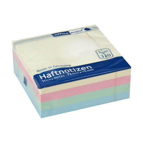 Haftnotizwürfel 75x75 pastell