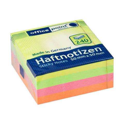 Haftnotizwürfel 50x50 neon