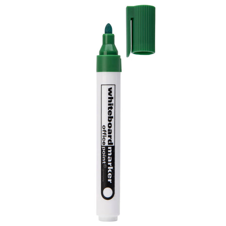 Produktabbildung Whiteboard-Marker mit Kappe grün