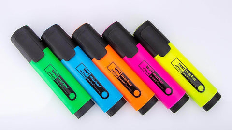 Passender Office Point Bürobedarf & BANGE Laptoprucksack. Abbildung Textmarker.