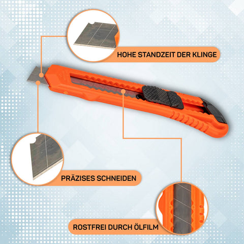 Cuttermesser 18 mm Cutter Rot